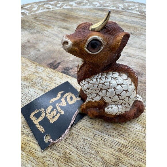 Vtg. Windstone Editions Baby Dragon Unicorn KI-RIN fantasy Figurine by Pena 2000 - Picture 1 of 8